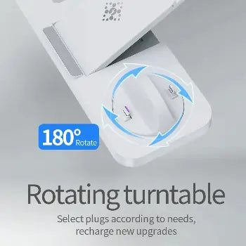 6-in-1 Foldable Wireless Charger – Fast Dock for Apple Devices