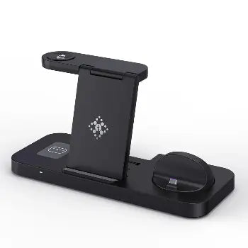 6-in-1 Foldable Wireless Charger – Fast Dock for Apple Devices